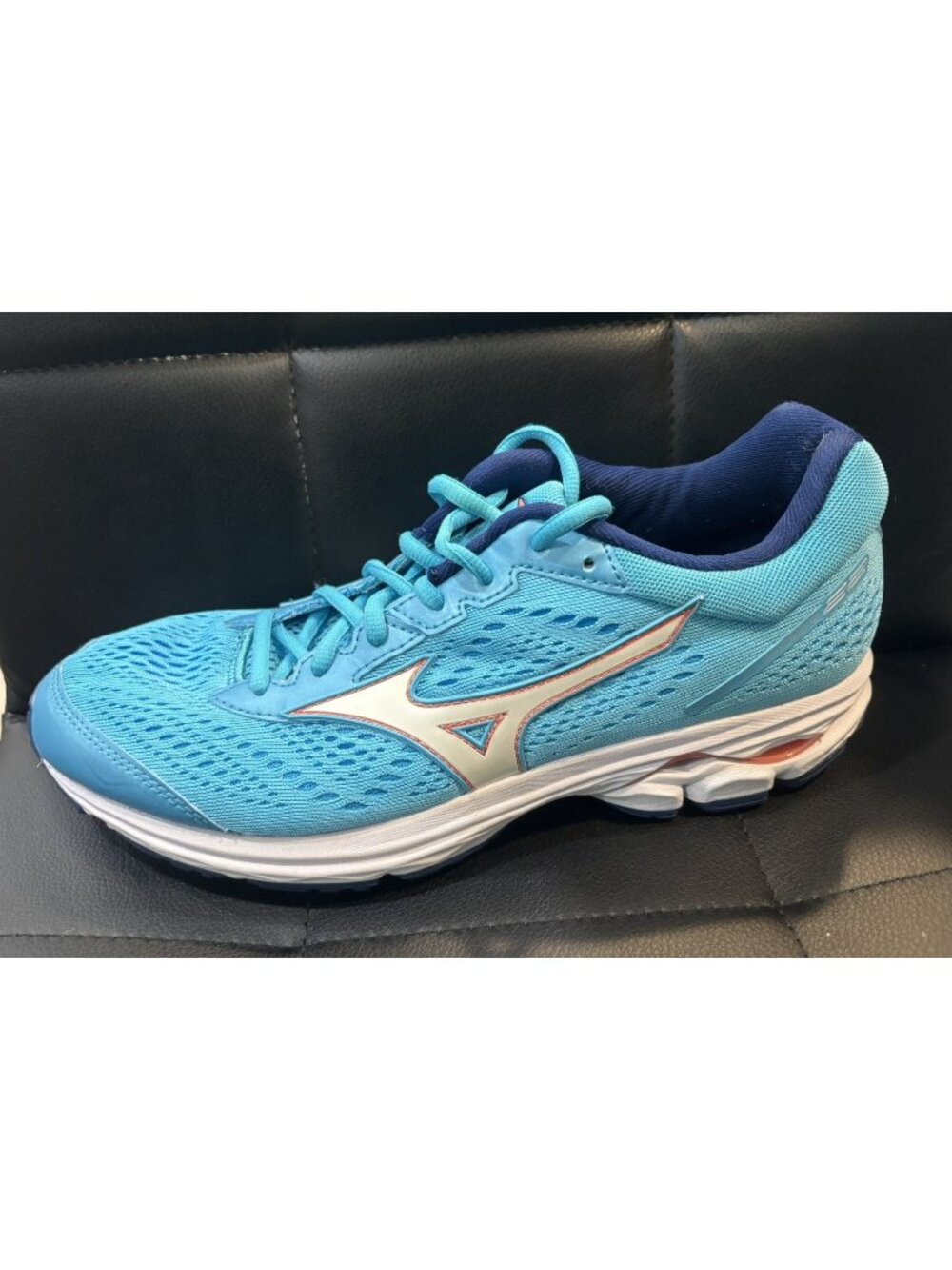 Mizuno Wave Rider 22 Running Shoes Womens Size 9.5 US Blue/aqua